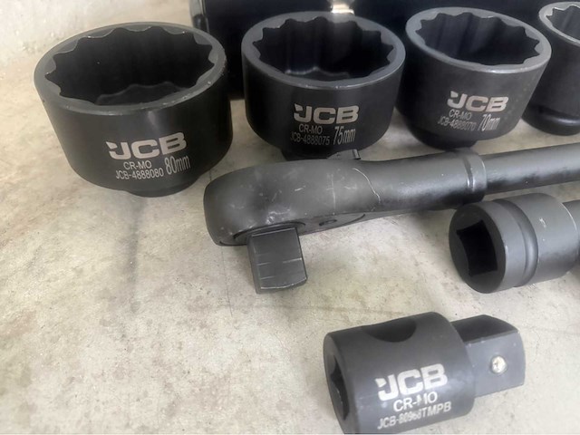 Jcb 12-kant krachtdoppen set 36 - 80 mm - afbeelding 11 van  12