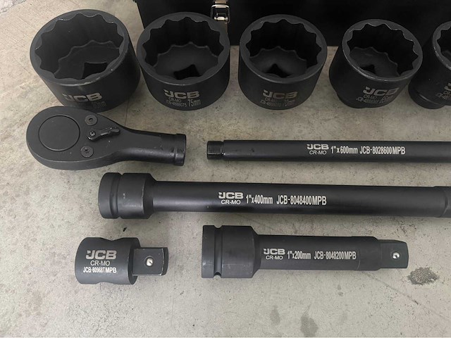 Jcb 12-kant krachtdoppen set 36 - 80 mm - afbeelding 10 van  12