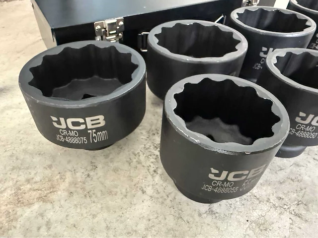 Jcb 12-kant krachtdoppen set 46 - 75 mm - afbeelding 2 van  9