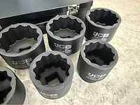 Jcb 12-kant krachtdoppen set 46 - 75 mm - afbeelding 3 van  9