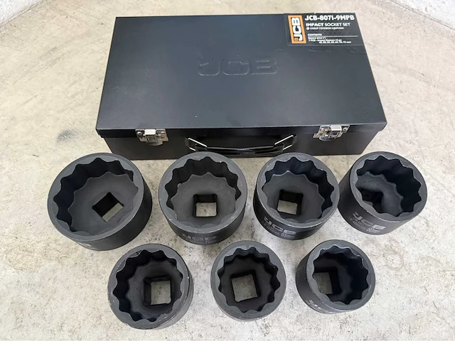 Jcb 12-kant krachtdoppen set 46 - 75 mm - afbeelding 4 van  9