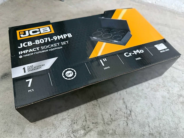 Jcb 12-kant krachtdoppen set 46 - 75 mm - afbeelding 9 van  9