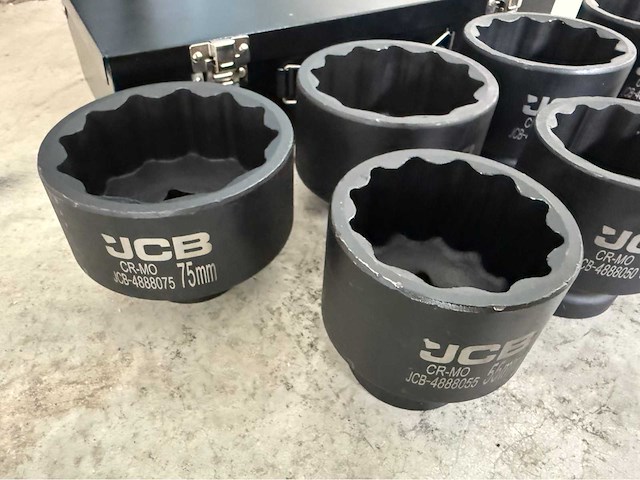 Jcb 12-kant krachtdoppen set 46 - 75 mm - afbeelding 2 van  9