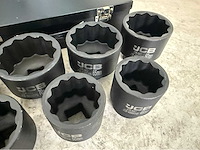 Jcb 12-kant krachtdoppen set 46 - 75 mm - afbeelding 9 van  9