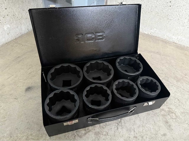 Jcb 12-kant krachtdoppen set 46 - 75 mm - afbeelding 5 van  7