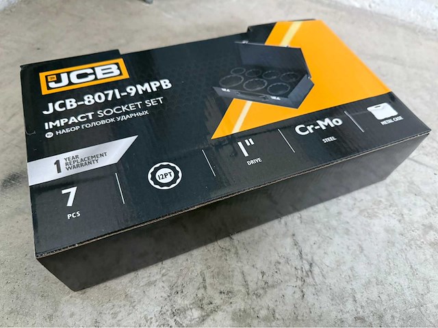 Jcb 12-kant krachtdoppen set 46 - 75 mm - afbeelding 9 van  9
