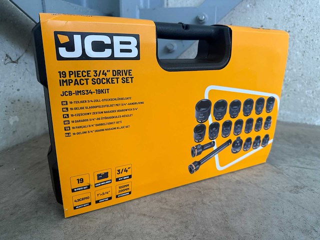 Jcb 19-delige krachtdoppenset - afbeelding 3 van  11