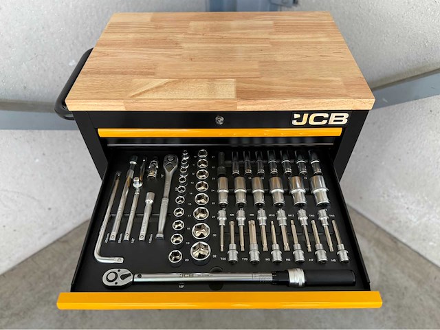 Jcb 27” professionele gevulde gereedschapswagen - afbeelding 2 van  35