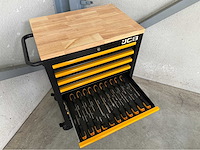 Jcb 27” professionele gevulde gereedschapswagen - afbeelding 7 van  35
