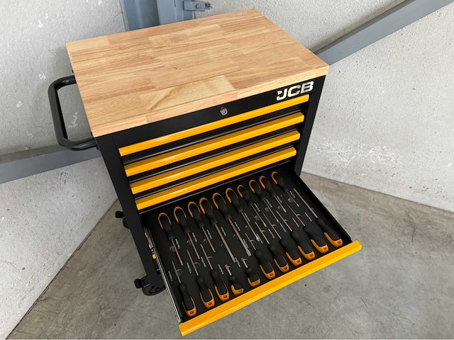 Jcb 27” professionele gevulde gereedschapswagen - afbeelding 7 van  33
