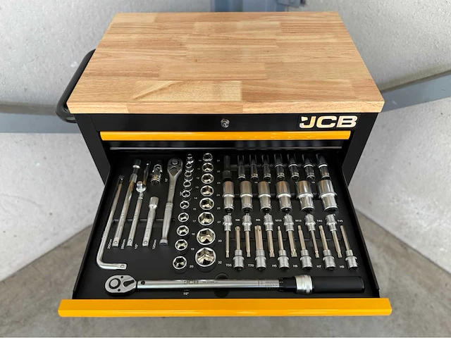 Jcb 27” professionele gevulde gereedschapswagen - afbeelding 2 van  35