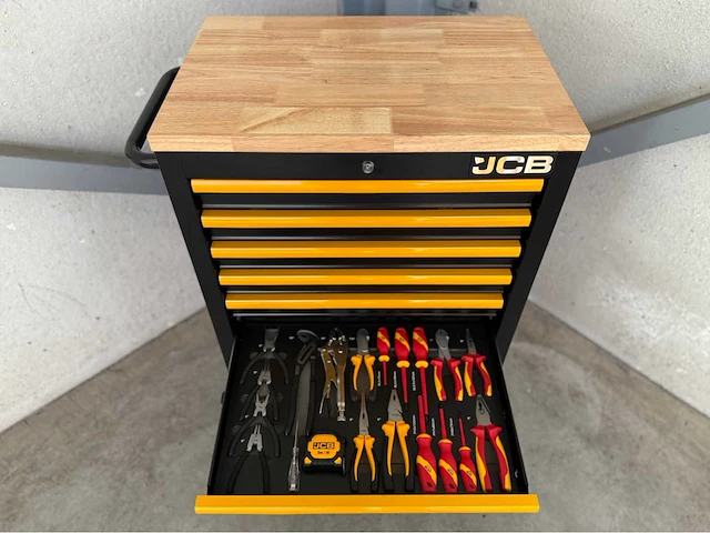 Jcb 27” professionele gevulde gereedschapswagen - afbeelding 10 van  35