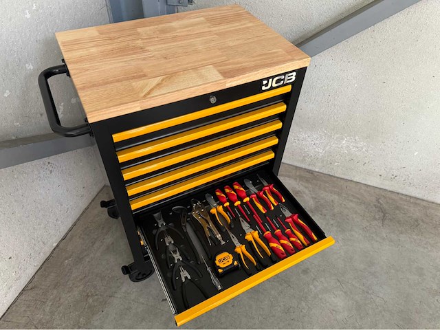 Jcb 27” professionele gevulde gereedschapswagen - afbeelding 9 van  35
