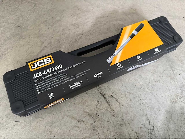 Jcb 3/8” momentsleutel 20-120 nm - afbeelding 8 van  9