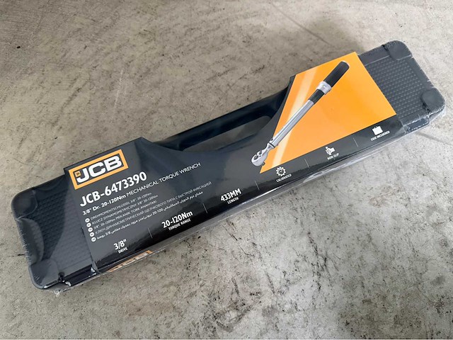 Jcb 3/8” momentsleutel 20-120 nm - afbeelding 9 van  9