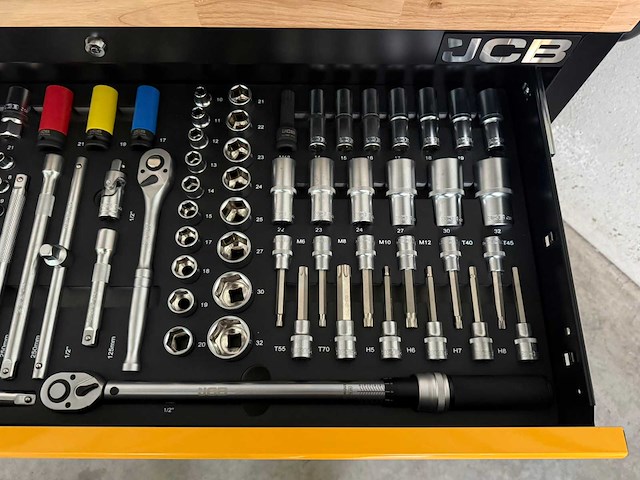 Jcb 42” professionele gevulde gereedschapswagen - afbeelding 3 van  44