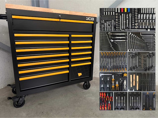 Jcb 42” professionele gevulde gereedschapswagen - afbeelding 39 van  44