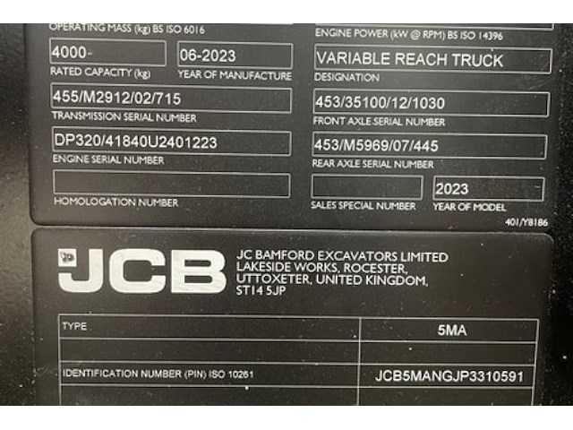 Jcb 540-180 als nieuw bj 2025 - afbeelding 3 van  16