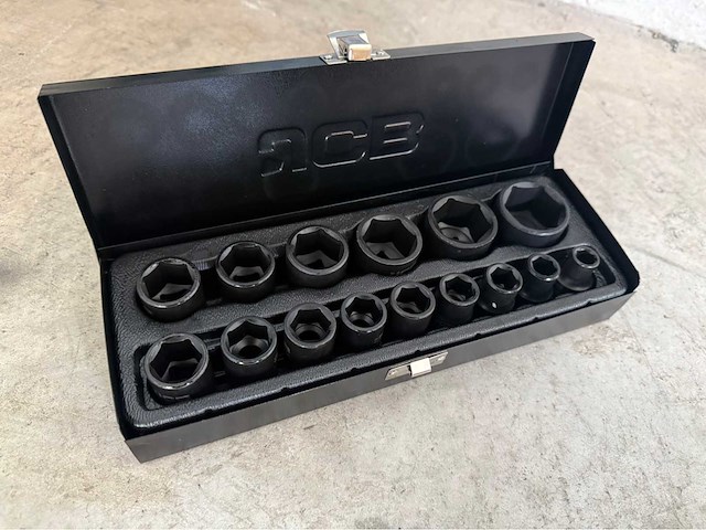 Jcb 6-kant krachtdoppen set 10 - 32 mm - afbeelding 5 van  7