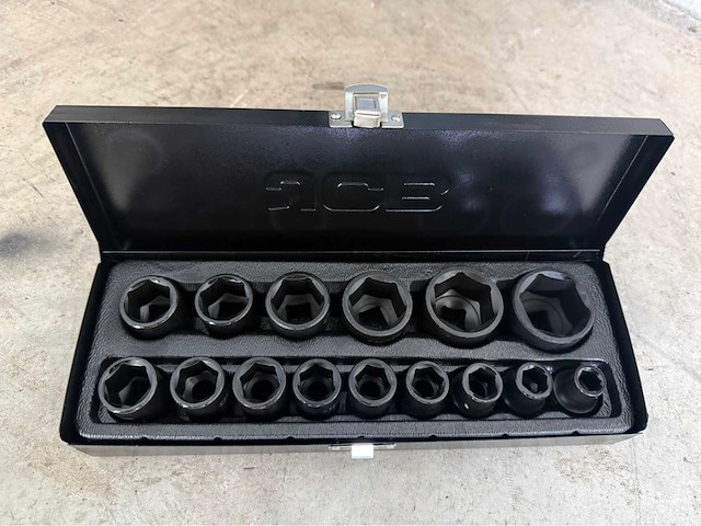 Jcb 6-kant krachtdoppen set 10 - 32 mm - afbeelding 6 van  7