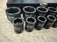 Jcb 6-kant krachtdoppen set 10 - 32 mm - afbeelding 3 van  7
