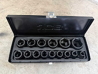 Jcb 6-kant krachtdoppen set 10 - 32 mm - afbeelding 6 van  7