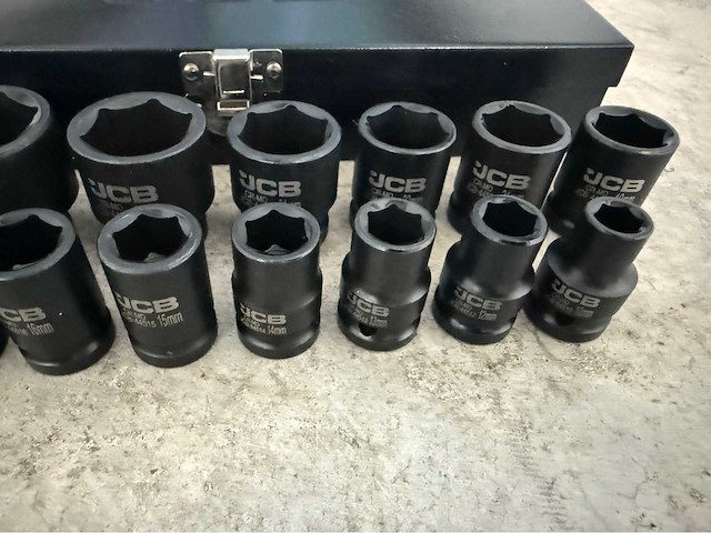 Jcb 6-kant krachtdoppen set 10 - 32 mm - afbeelding 3 van  5