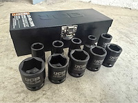 Jcb 6-kant krachtdoppen set 10-24 mm