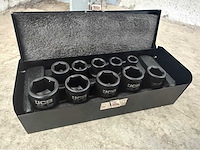 Jcb 6-kant krachtdoppen set 10-24 mm - afbeelding 3 van  6