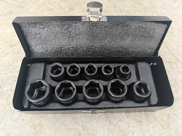Jcb 6-kant krachtdoppen set 10-24 mm - afbeelding 4 van  6