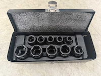Jcb 6-kant krachtdoppen set 10-24 mm - afbeelding 4 van  6