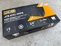 Jcb 6-kant krachtdoppen set 17 - 65 mm - afbeelding 8 van  8