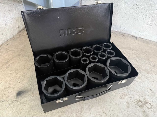 Jcb 6-kant krachtdoppen set 17 - 65 mm - afbeelding 5 van  8