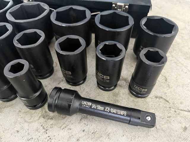 Jcb 6-kant krachtdoppen set 17 - 65 mm - afbeelding 4 van  8
