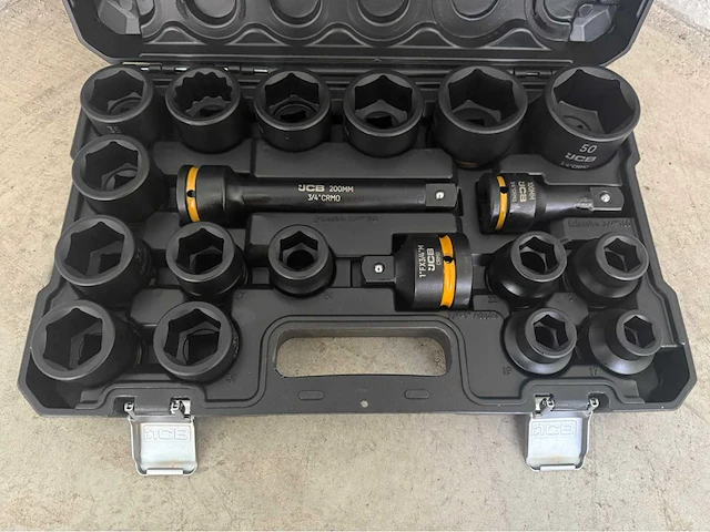 Jcb 6-kant krachtdoppen set 17- 50 mm - afbeelding 5 van  11