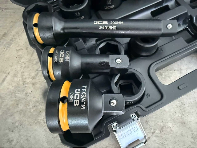 Jcb 6-kant krachtdoppen set 17- 50 mm - afbeelding 10 van  11
