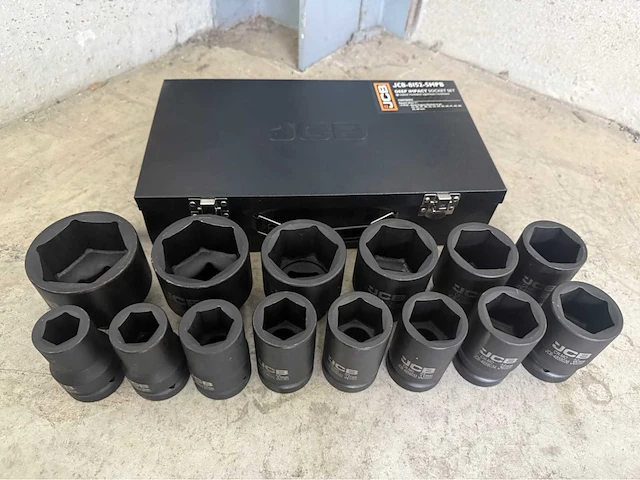 Jcb 6-kant krachtdoppen set 22 - 60 mm - afbeelding 2 van  7