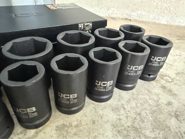 Jcb 6-kant krachtdoppen set 22 - 60 mm - afbeelding 4 van  7