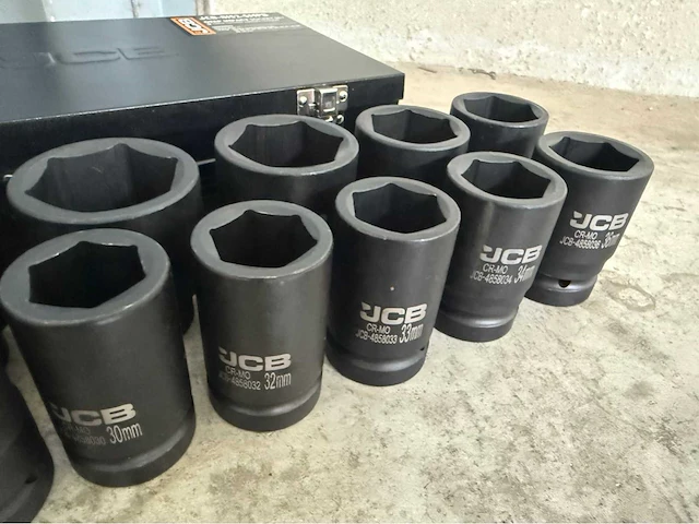 Jcb 6-kant krachtdoppen set 22 - 60 mm - afbeelding 4 van  7