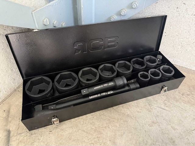 Jcb 6-kant krachtdoppen set 36 - 80 mm - afbeelding 5 van  9