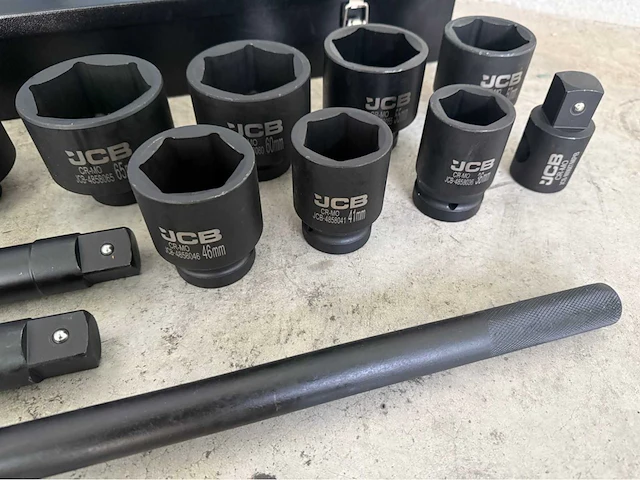 Jcb 6-kant krachtdoppen set 36 - 80 mm - afbeelding 2 van  9