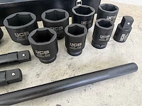 Jcb 6-kant krachtdoppen set 36 - 80 mm - afbeelding 4 van  9