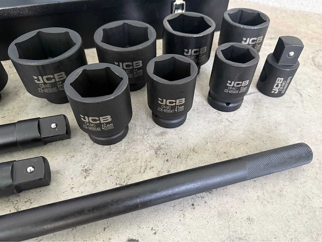 Jcb 6-kant krachtdoppen set 36 - 80 mm - afbeelding 5 van  9