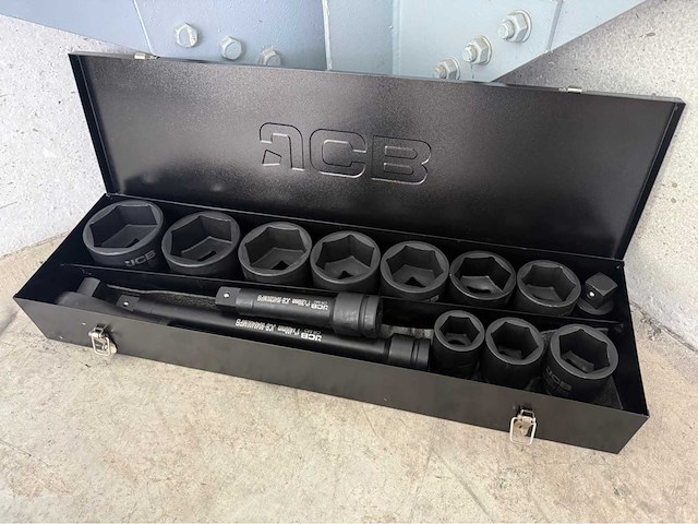 Jcb 6-kant krachtdoppen set 36 - 80 mm - afbeelding 7 van  9