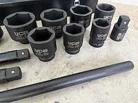 Jcb 6-kant krachtdoppen set 36 - 80 mm - afbeelding 4 van  8