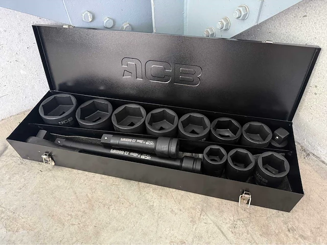 Jcb 6-kant krachtdoppen set 36 - 80 mm - afbeelding 6 van  9