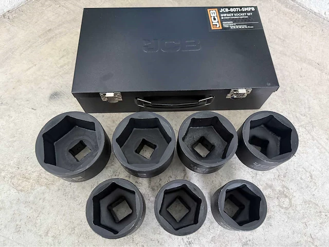 Jcb 6-kant krachtdoppen set 46 - 75 mm - afbeelding 2 van  8