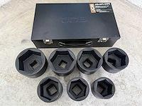 Jcb 6-kant krachtdoppen set 46 - 75 mm - afbeelding 6 van  8