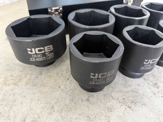 Jcb 6-kant krachtdoppen set 46 - 75 mm - afbeelding 2 van  8