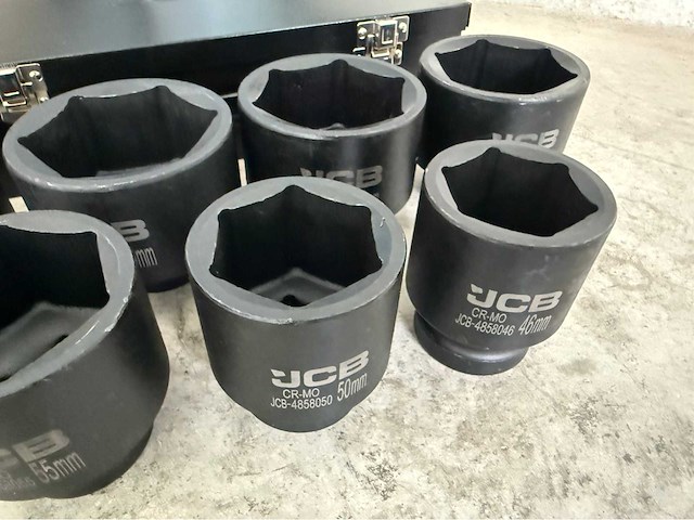 Jcb 6-kant krachtdoppen set 46 - 75 mm - afbeelding 7 van  8